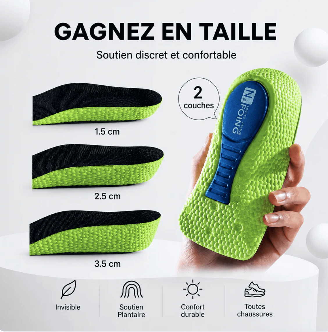 Éléva+ Semelles Grandissantes